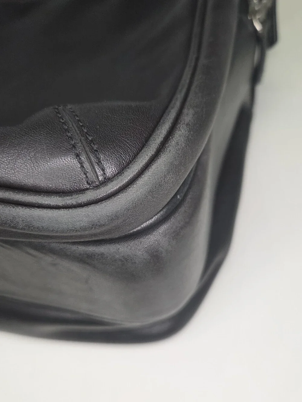 Coach Black Leather Laptop Bag Brief Case